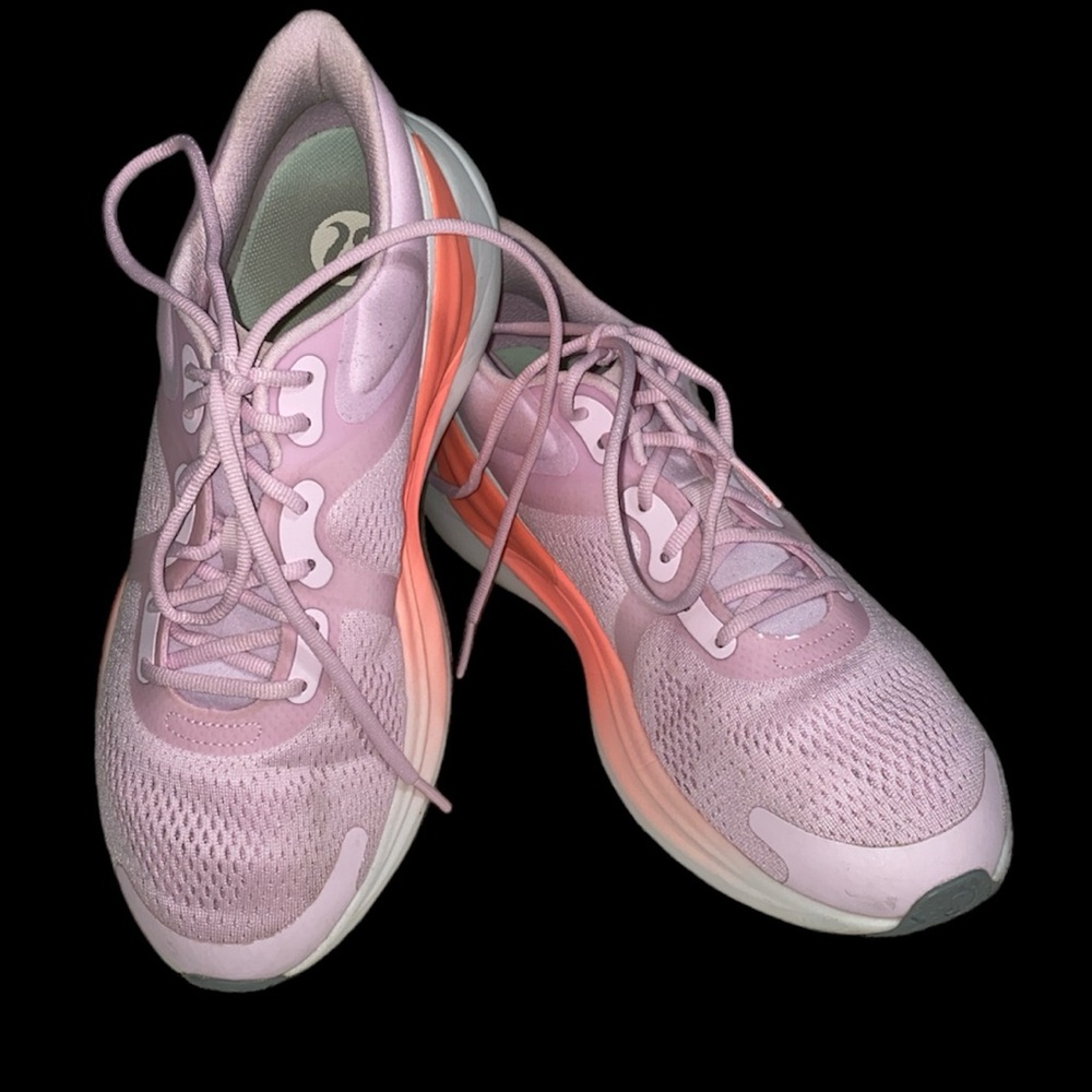 Lululemon BlissFeel Run Athletic Shoes Pink Peony/Sunset/Alpine White Si… - Picture 2 of 12
